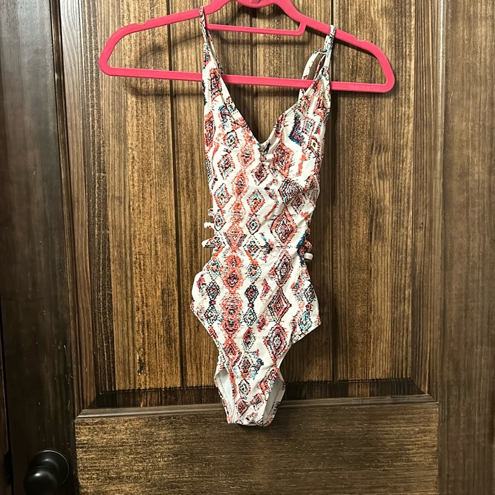 Open back bathing suit